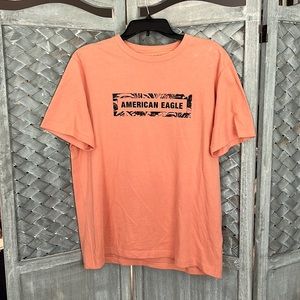 Orange American Eagle tee, size medium